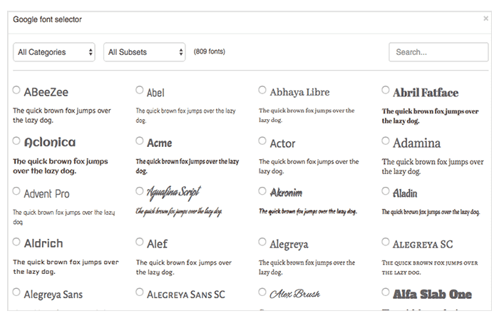Google font Collection Google font Collection