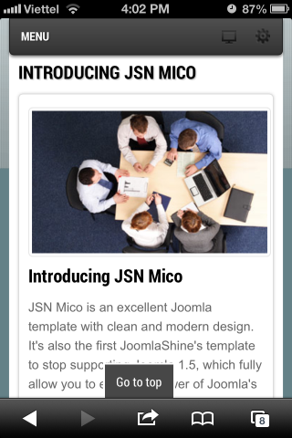 Article presentation (com_content)